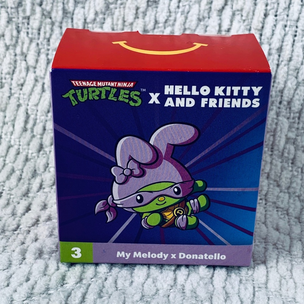 McDonalds Toy Unisex OS Purple My Melody x Donatello TMNT Hello Kitty 2025 #3